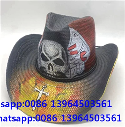 Gason Western Cowboy Paille resi chapo