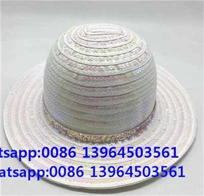 Sequin Deco Blan Fanm Chapo