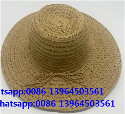 Fanm Wide Brim Summer Beach Solèy Chapo