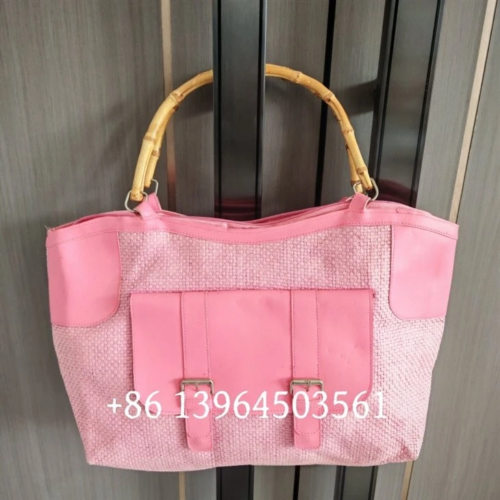 Paper Straw Beach Handbags
