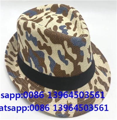 Spot Deco Fedora kout chapo brim