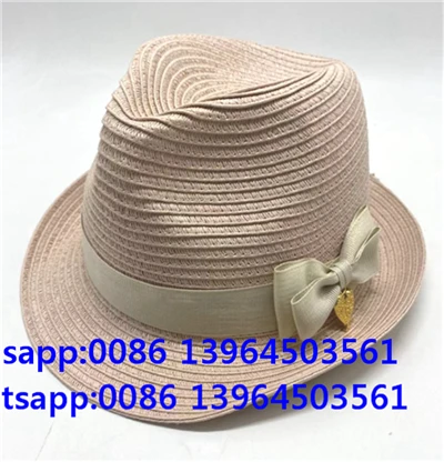 Limyè woz fanm papye pay fedora bouchon solèy chapo