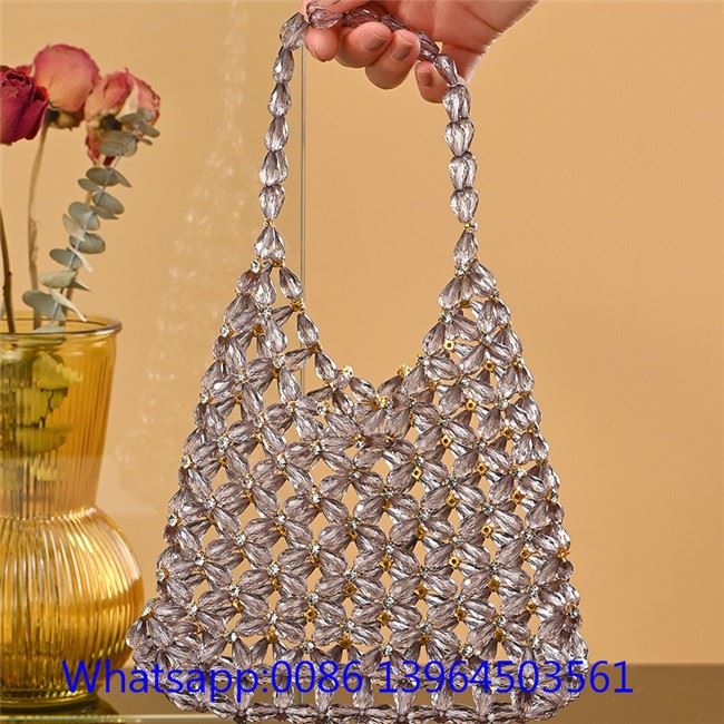Handwoven Acrylic chèn zepòl sak