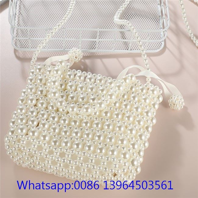 Handmade blan pèl sak