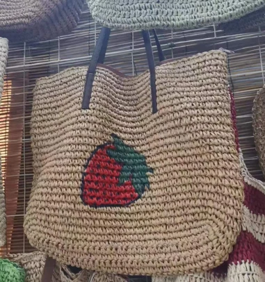 Frèz Gwo Papye Fanm Beach Bag