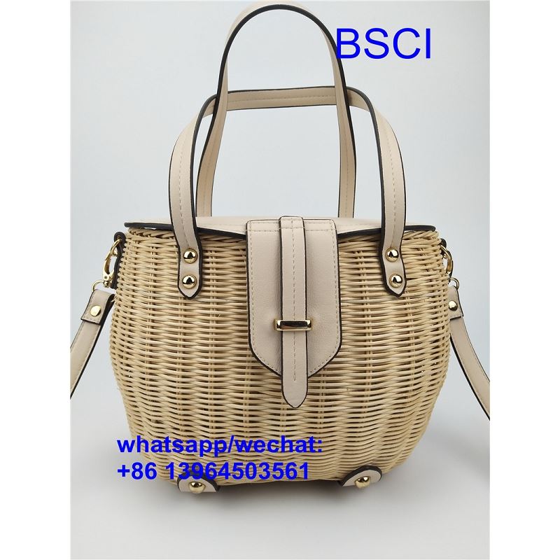 Men tise Rattan Shopping Bag