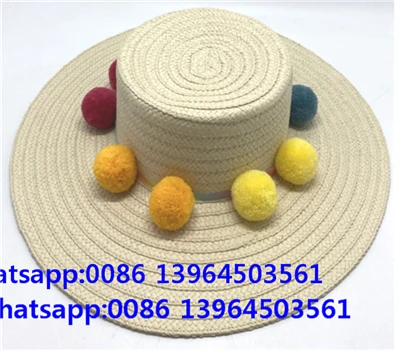 Fanm Solèy Pwoteksyon chapo ak voye boul kolore