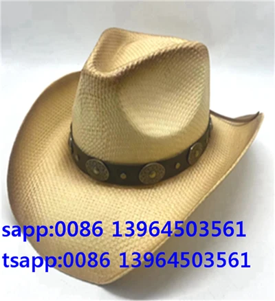 Chapo Paille Western Gason Fanm Ete Cap