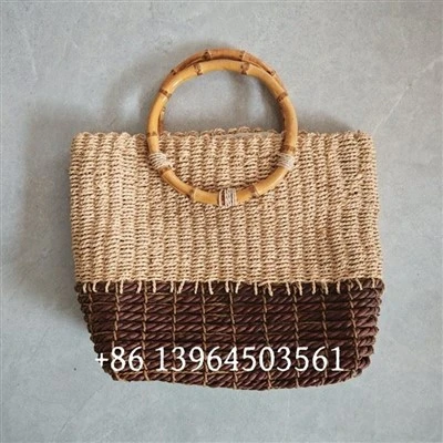 Reyèl fanm banbou chik Handbags