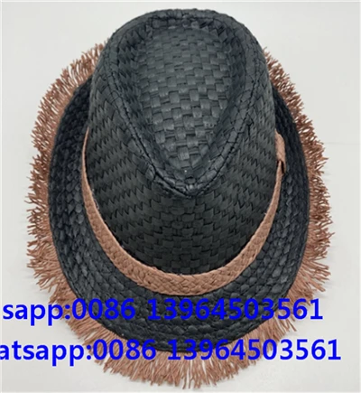 Handwoven Nwa Fedora Tassel chapo