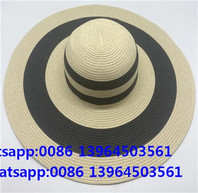 Ete Wide Brim Floppy Paille Solèy Ladies Chapo