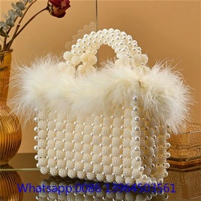 Handwoven fanm Pearl pati sak