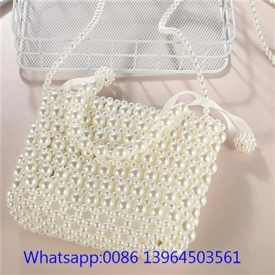 Handmade blan pèl sak