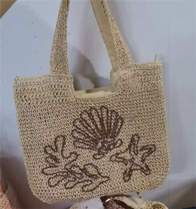 Papye Kwochè sak zepòl ak modèl brodery